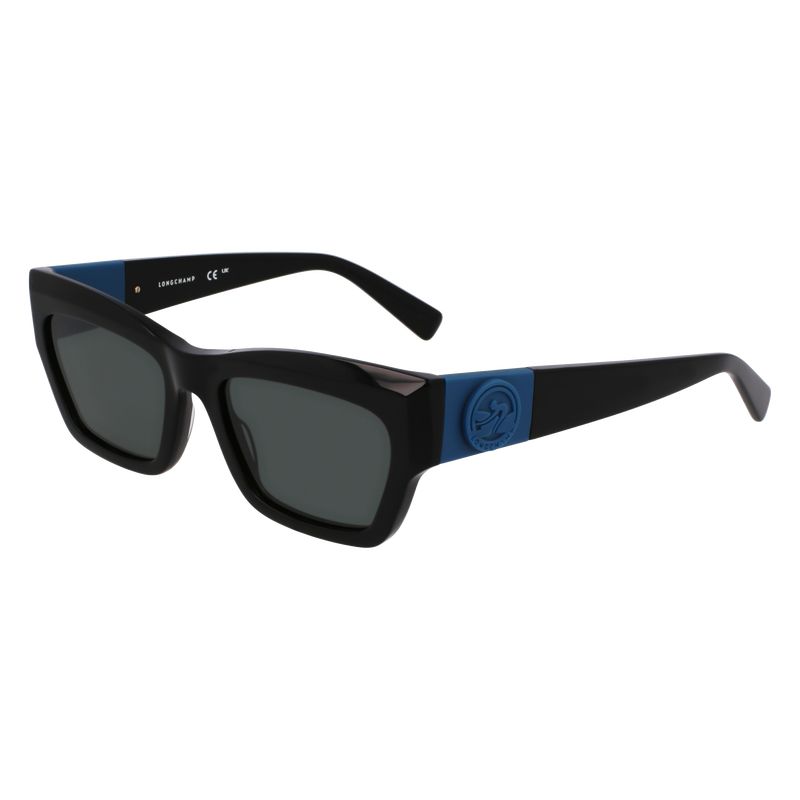 Black - Organic acetate Longchamp Women Sunglasses | AU8506VR