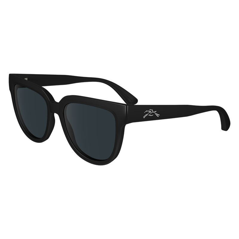 Black - Plant Based Resin Longchamp Women Sunglasses | AU8469IL