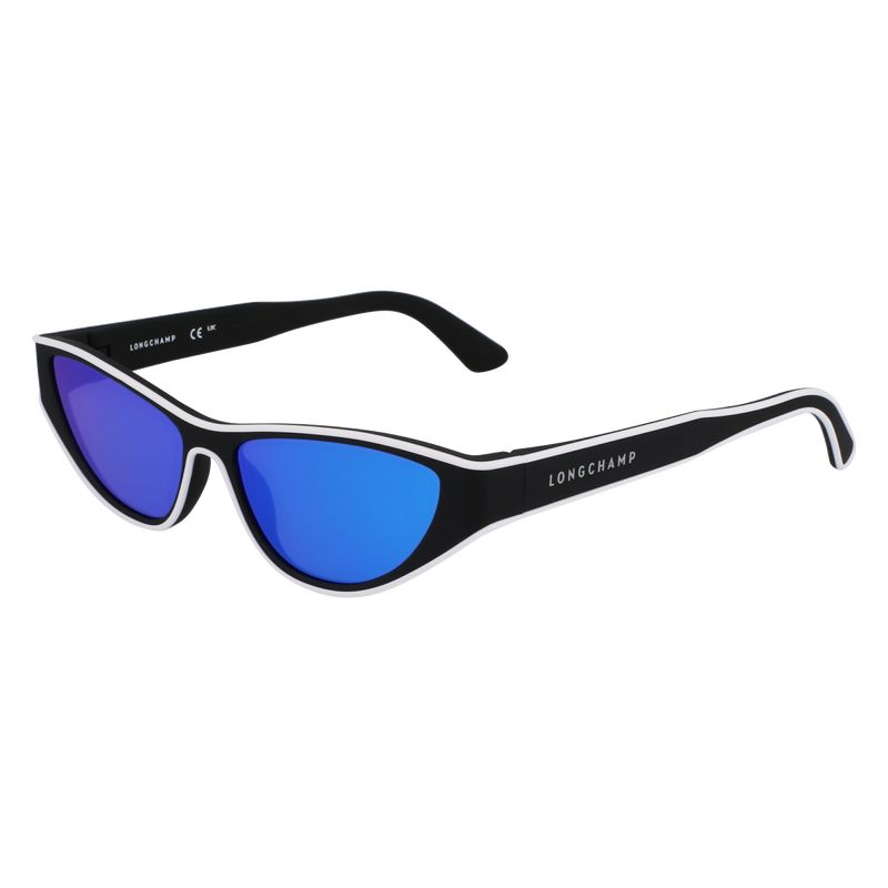 Black - Plant Based Resin Longchamp Women Sunglasses | AU8521IL