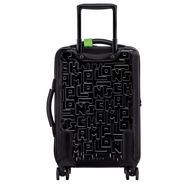 Black - Polycarbonate Longchamp LGP Travel M Women Suitcases | AU8150GS