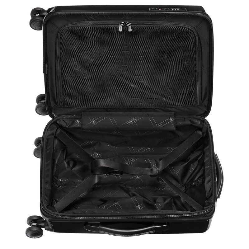 Black - Polycarbonate Longchamp LGP Travel M Women Suitcases | AU8150GS