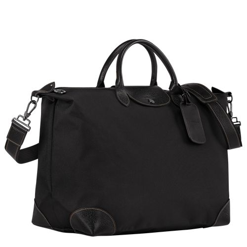 Black - Recycled canvas Longchamp Boxford S Men Travel Bags | AU9227VR