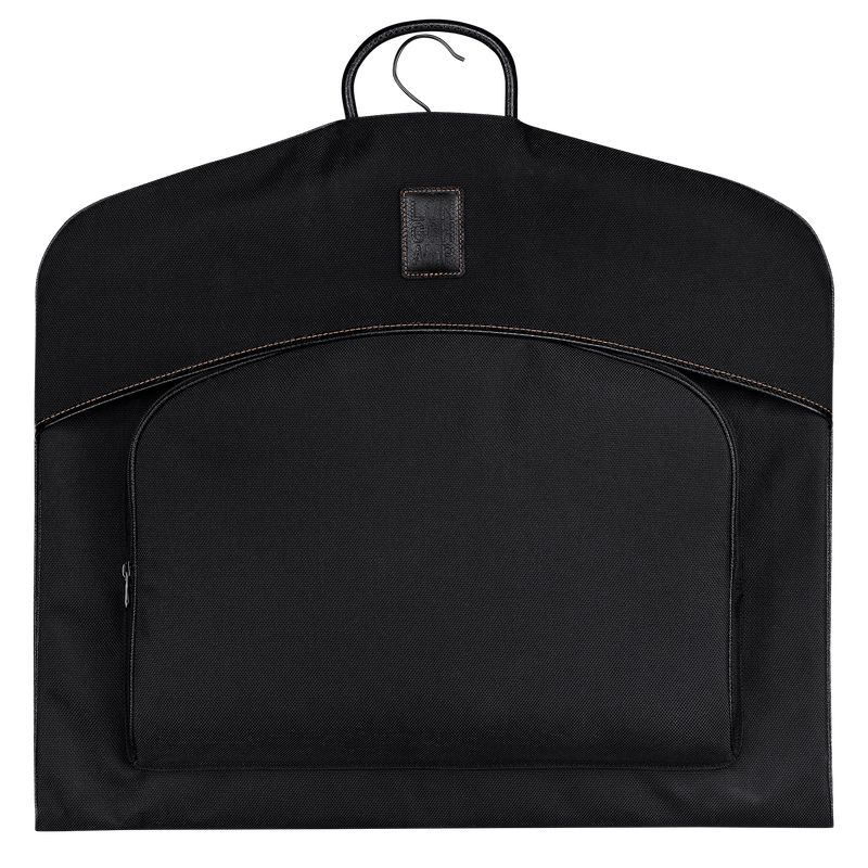 Black - Recycled canvas Longchamp Boxford Garment cover Men Accessories | AU9269DF