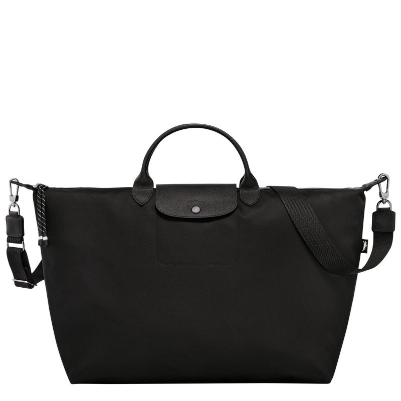 Black - Recycled canvas Longchamp Le Pliage Energy S Women Travel Bags | AU8073DF