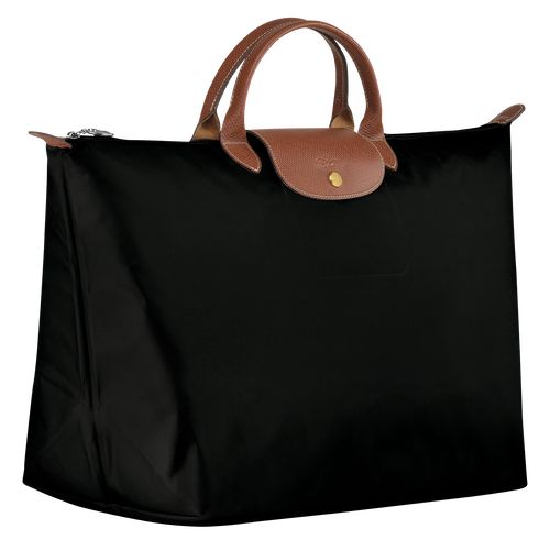 Black - Recycled canvas Longchamp Le Pliage Original S Women Travel Bags | AU8100DF