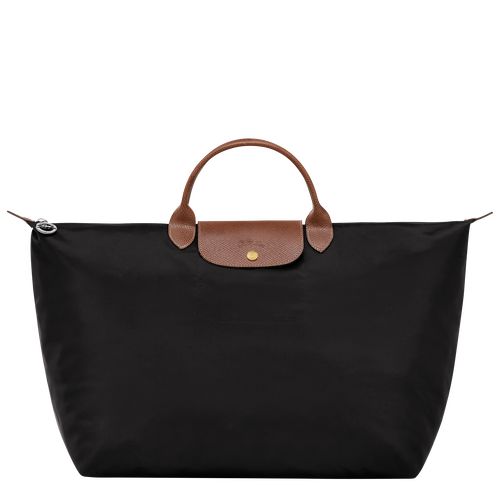 Black - Recycled canvas Longchamp Le Pliage Original S Women Travel Bags | AU8100DF