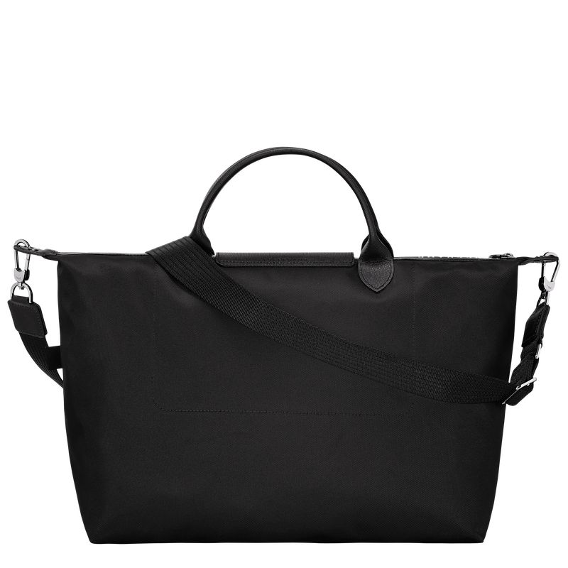 Black - Recycled canvas Longchamp Le Pliage Energy XL Women Handbag | AU7170UZ