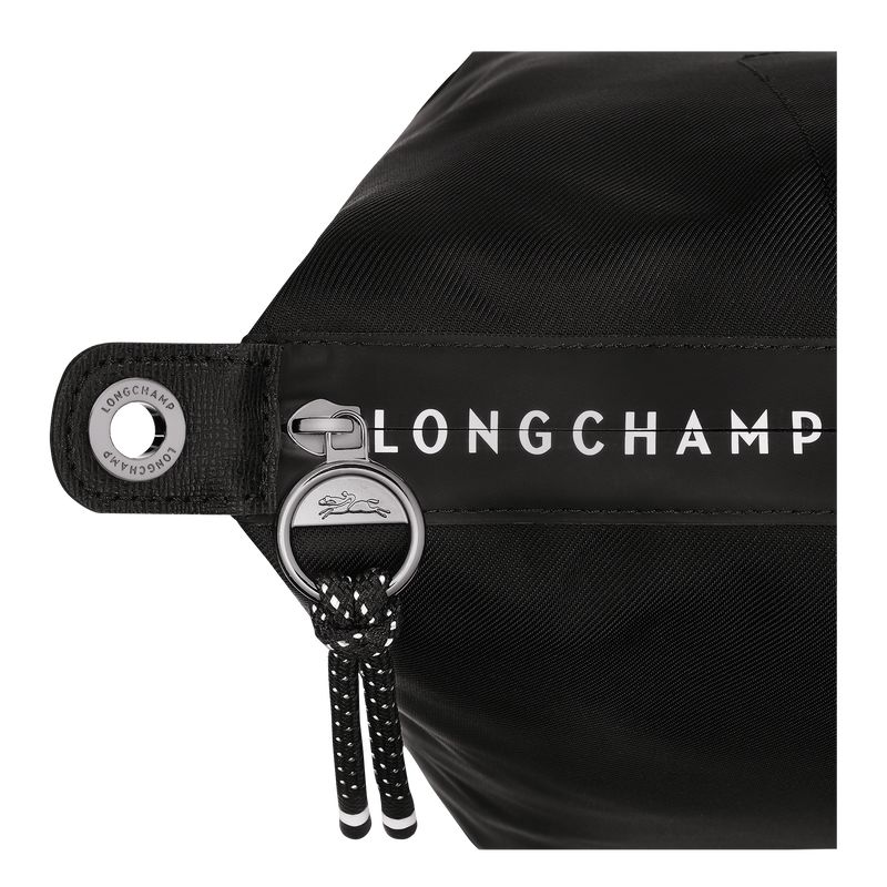 Black - Recycled canvas Longchamp Le Pliage Energy XL Women Handbag | AU7170UZ