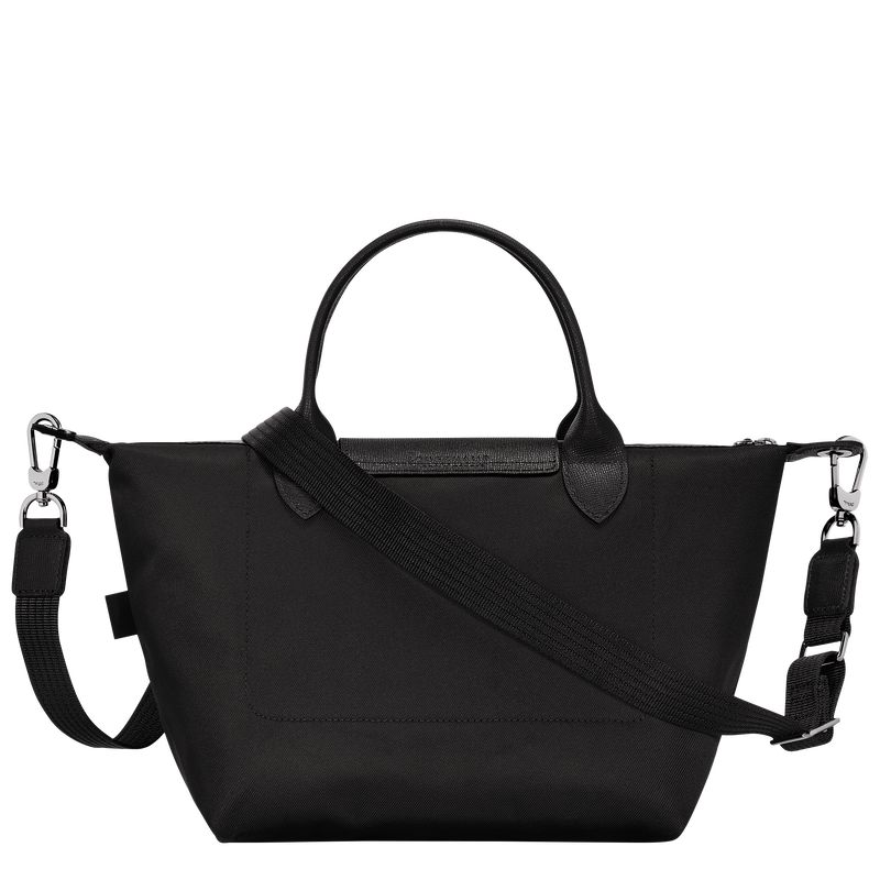 Black - Recycled canvas Longchamp Le Pliage Energy S Women Handbag | AU7180RV