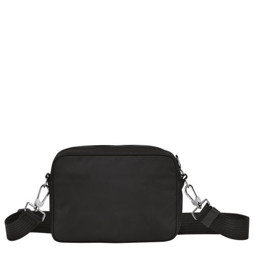 Black - Recycled canvas Longchamp Le Pliage Energy S Camera Men Crossbody Bags | AU8828DF