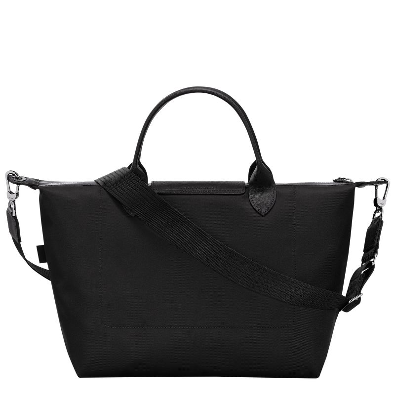 Black - Recycled canvas Longchamp Le Pliage Energy L Men Handbag | AU8913XY