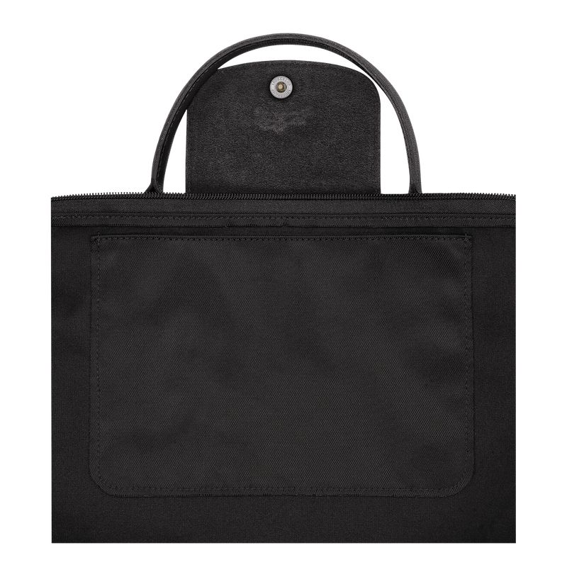 Black - Recycled canvas Longchamp Le Pliage Energy S Men Handbag | AU8918MQ