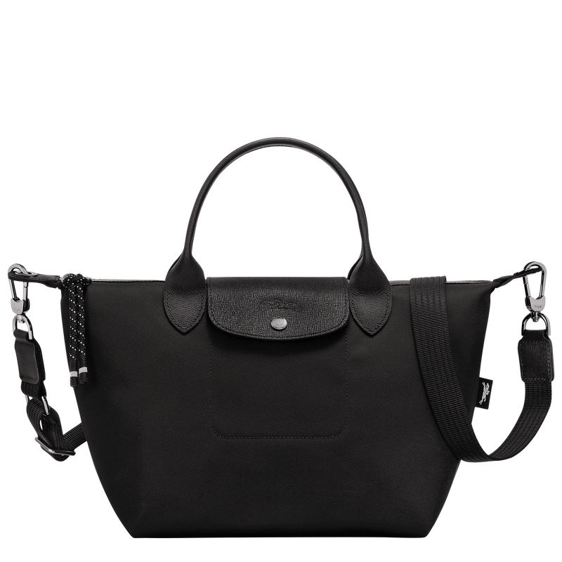 Black - Recycled canvas Longchamp Le Pliage Energy S Men Handbag | AU8918MQ