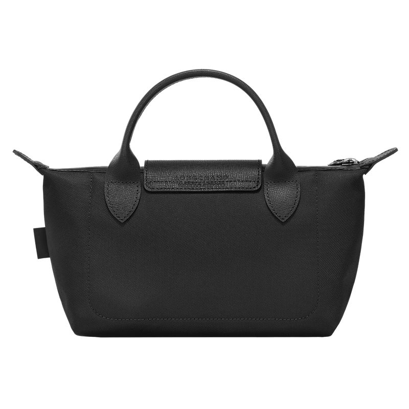 Black - Recycled canvas Longchamp Le Pliage Energy Men Pouches | AU9105TC