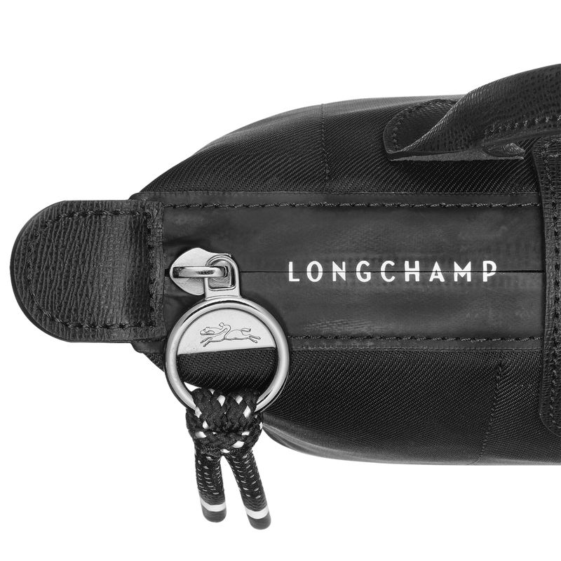 Black - Recycled canvas Longchamp Le Pliage Energy Men Pouches | AU9105TC