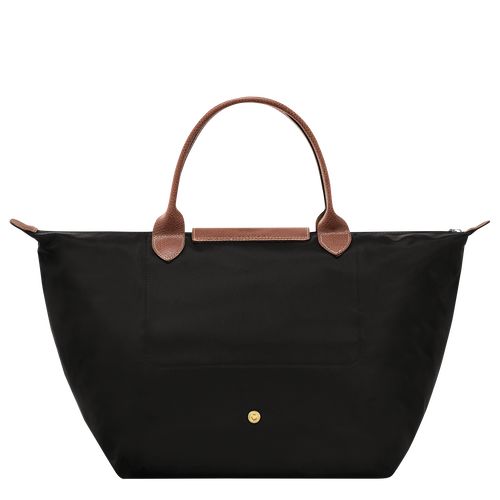 Black - Recycled canvas Longchamp Le Pliage Original M Women Handbag | AU7334WN