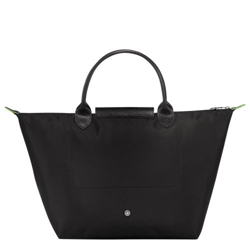 Black - Recycled canvas Longchamp Le Pliage Green M Women Handbag | AU7350KO