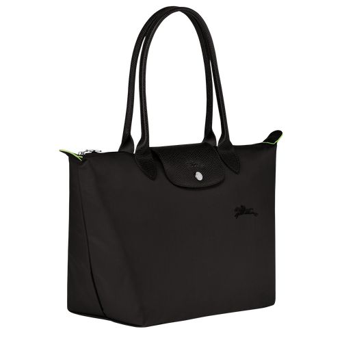 Black - Recycled canvas Longchamp Le Pliage Green M Tote Women Shoulder Bags | AU7594WN