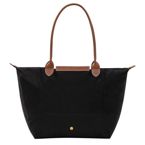 Black - Recycled canvas Longchamp Le Pliage Original L Tote Women Shoulder Bags | AU7600IL