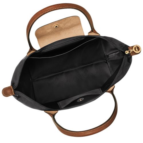 Black - Recycled canvas Longchamp Le Pliage Original M Tote Women Shoulder Bags | AU7607GS