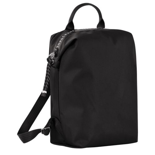 Black - Recycled canvas Longchamp Le Pliage Energy L Women Backpacks | AU7664ZU