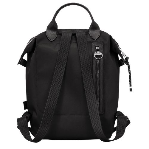 Black - Recycled canvas Longchamp Le Pliage Energy L Women Backpacks | AU7664ZU