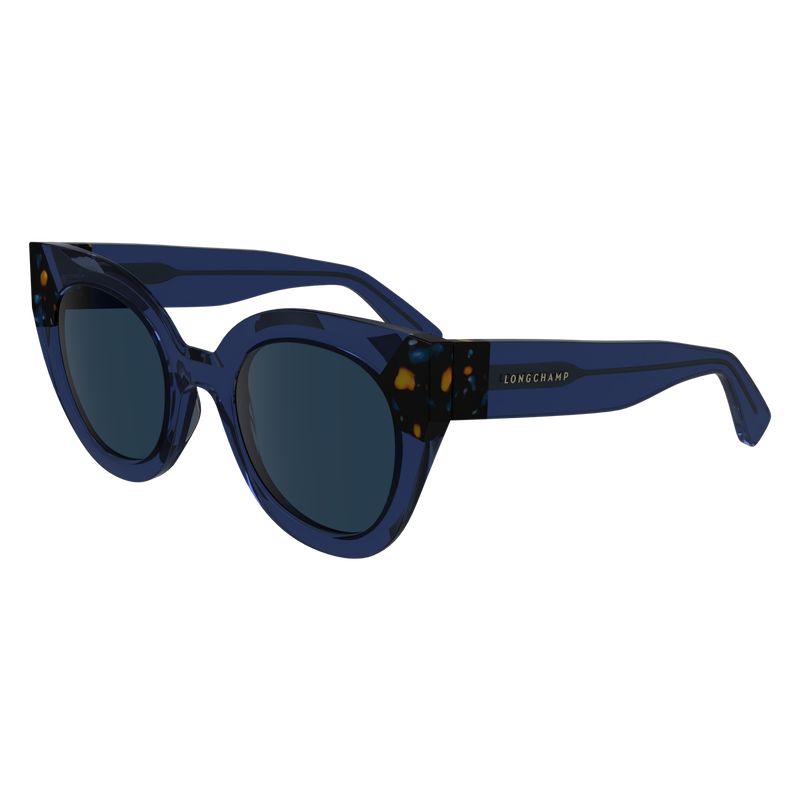 Blue Havana - Acetate Longchamp Women Sunglasses | AU8465SG