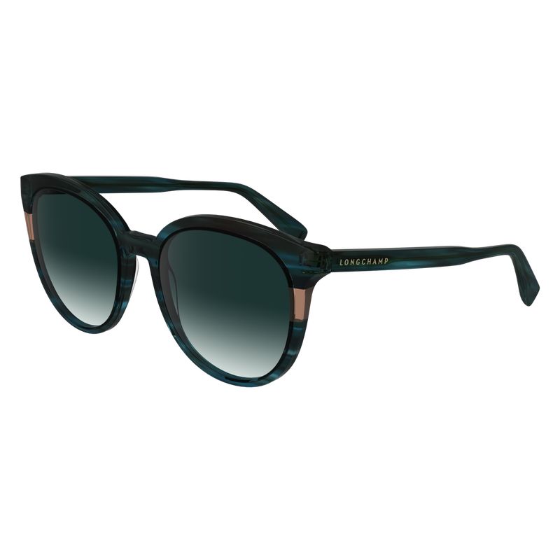 Blue Havana - Acetate Longchamp Women Sunglasses | AU8502MQ