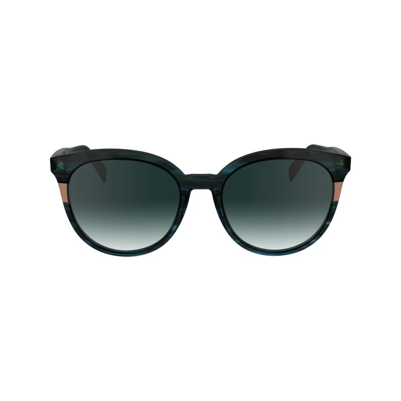 Blue Havana - Acetate Longchamp Women Sunglasses | AU8502MQ