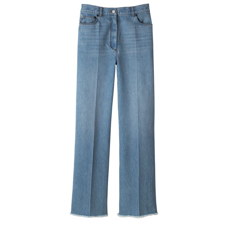 Blue - Denim Longchamp Jean\'s Women Pants | AU8705XY