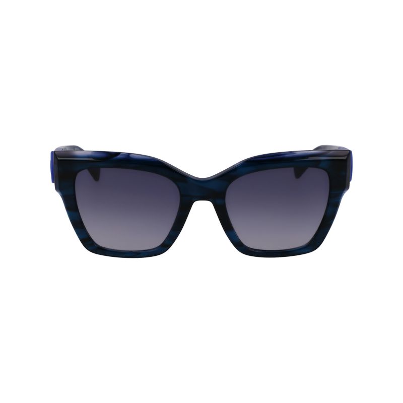 Blue - Organic acetate Longchamp Women Sunglasses | AU8501NW