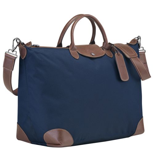 Blue - Recycled canvas Longchamp Boxford S Women Travel Bags | AU8098GS