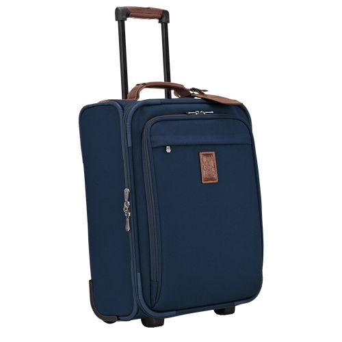 Blue - Recycled canvas Longchamp Boxford S Women Suitcases | AU8158UZ