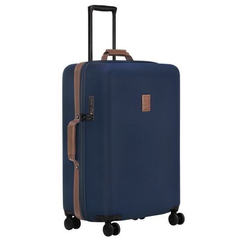 Blue - Recycled canvas Longchamp Boxford L Women Suitcases | AU8159YX