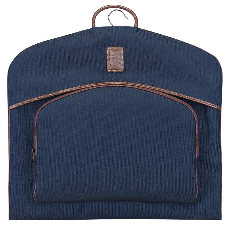 Blue - Recycled canvas Longchamp Boxford Garment cover Women Accessories | AU8164QM