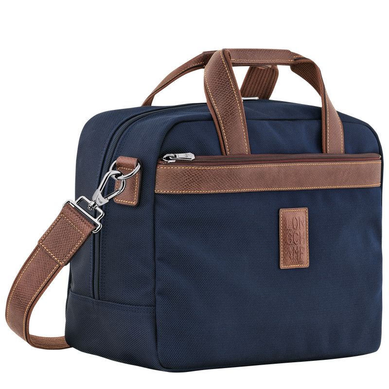 Blue - Recycled canvas Longchamp Boxford S Men Travel Bags | AU9164SG