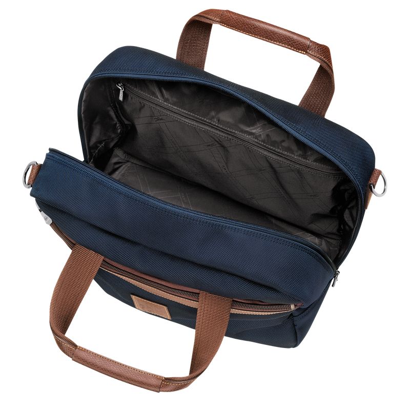 Blue - Recycled canvas Longchamp Boxford S Men Travel Bags | AU9164SG