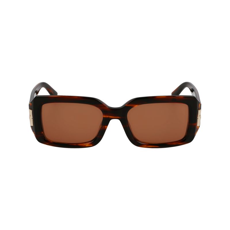 Brown - Acetate Longchamp Women Sunglasses | AU8481TC