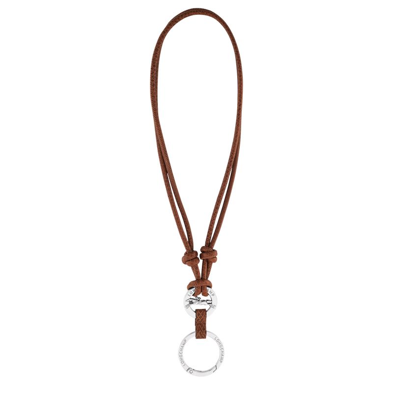 Brown - Leather Longchamp Épure Men Key Rings | AU9139FD