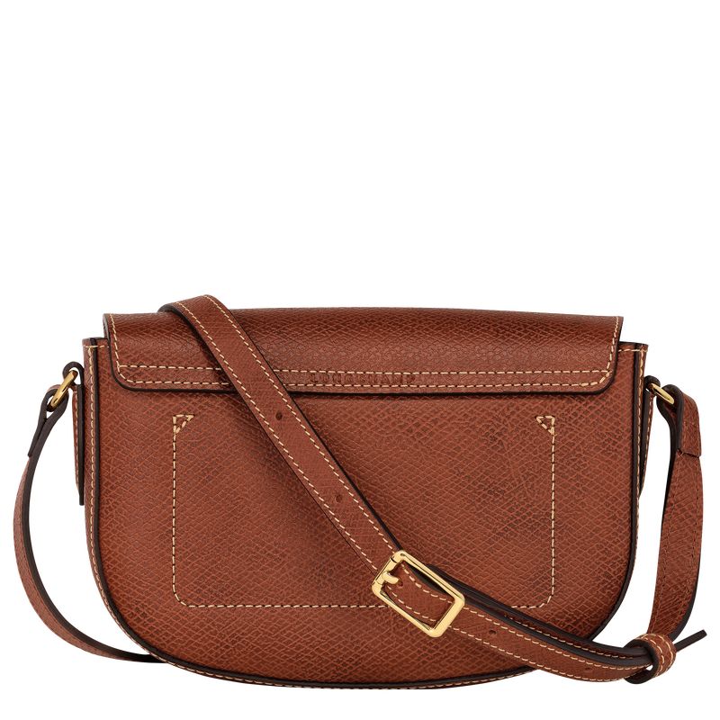 Brown - Leather Longchamp Épure S Women Crossbody Bags | AU7423FD