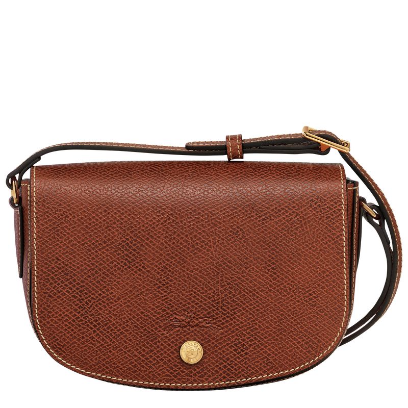 Brown - Leather Longchamp Épure S Women Crossbody Bags | AU7423FD