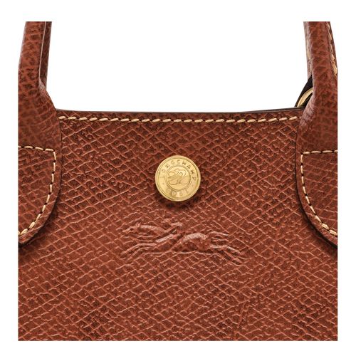 Brown - Leather Longchamp Épure XS Tote Women Mini Bags | AU7140HA