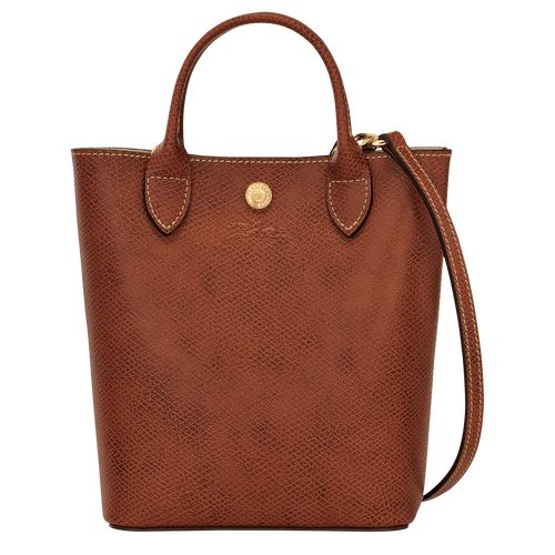 Brown - Leather Longchamp Épure XS Tote Women Handbag | AU7369HA