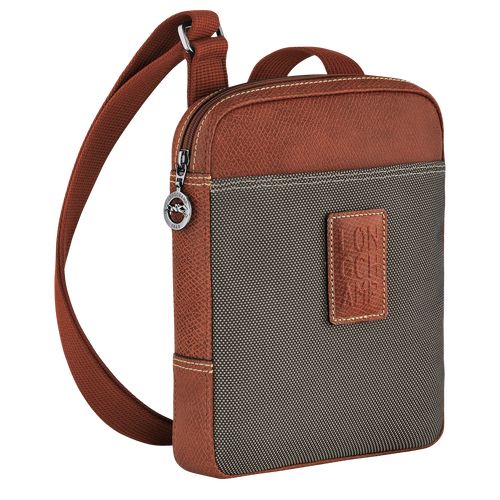 Brown - Recycled canvas Longchamp Boxford XS Crossbody Women Mini Bags | AU7137DF