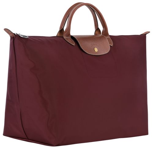 Burgundy - Recycled canvas Longchamp Le Pliage Original S Women Travel Bags | AU8105IL