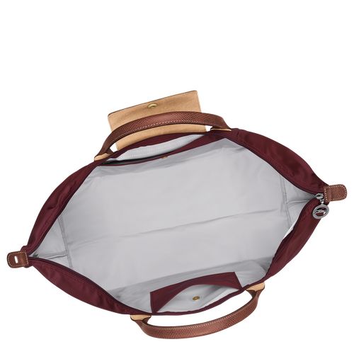 Burgundy - Recycled canvas Longchamp Le Pliage Original S Women Travel Bags | AU8105IL