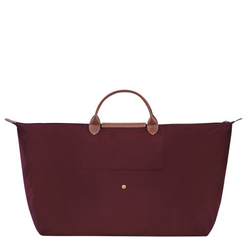 Burgundy - Recycled canvas Longchamp Le Pliage Original M Women Travel Bags | AU8112QM