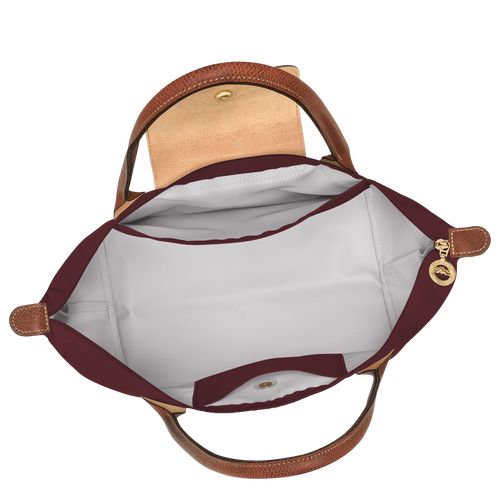 Burgundy - Recycled canvas Longchamp Le Pliage Original M Tote Women Shoulder Bags | AU7612ZU