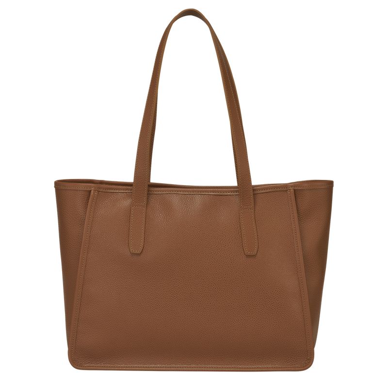 Caramel - Leather Longchamp Le FoulonnÉ L Tote Women Shoulder Bags | AU7540QM