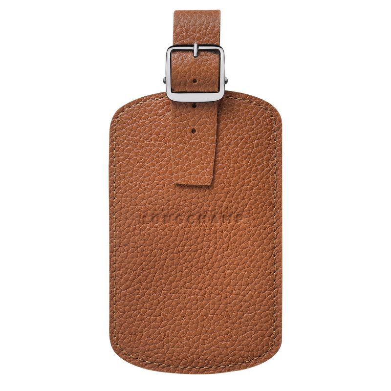 Caramel - Leather Longchamp Le FoulonnÉ Luggage tag Women Accessories | AU8181JP